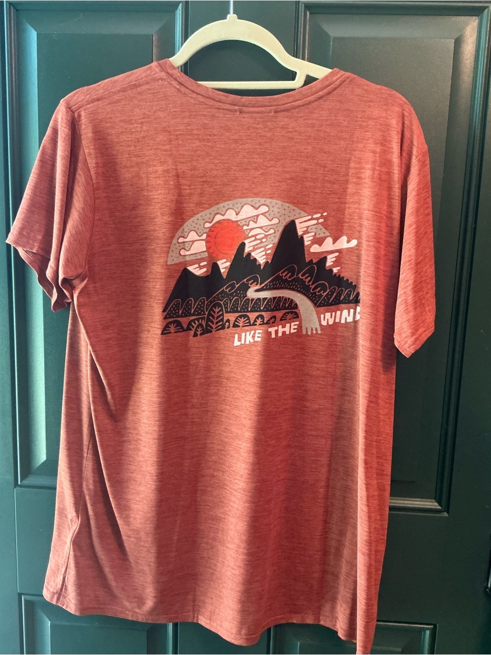 Patagonia NWT Women’s Rust Heather Short-Sleeve Capilene Cool Daily XL Tee - Picture 4 of 4